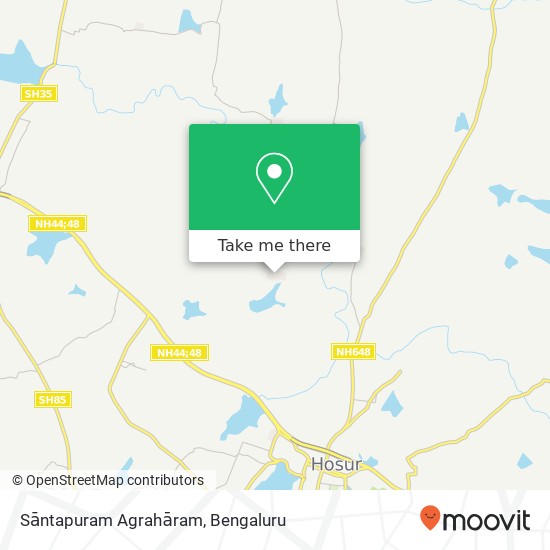 Sāntapuram Agrahāram map