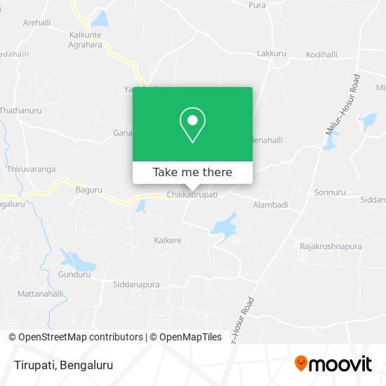 Tirupati map