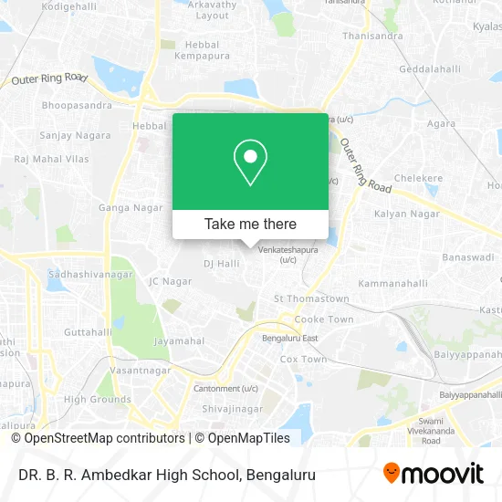 DR. B. R. Ambedkar High School map