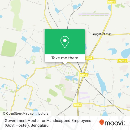Government Hostel for Handicapped Employees (Govt Hostel) map