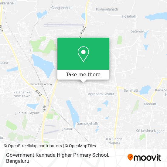 Government Kannada Higher Primary School map