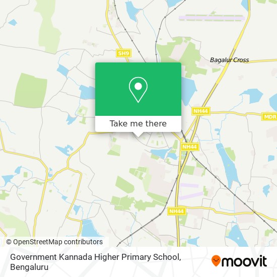 Government Kannada Higher Primary School map