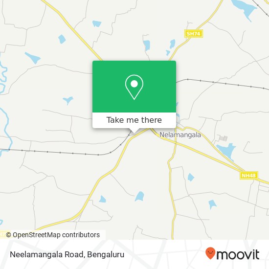 Neelamangala Road map