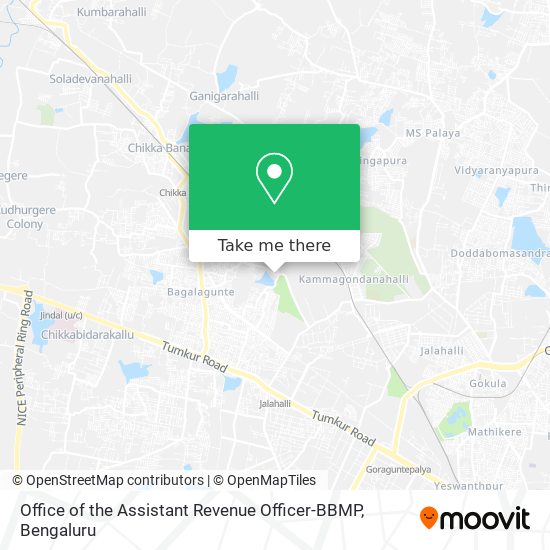 Office of the Assistant Revenue Officer-BBMP map