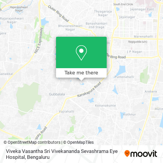 Viveka Vasantha Sri Vivekananda Sevashrama Eye Hospital map