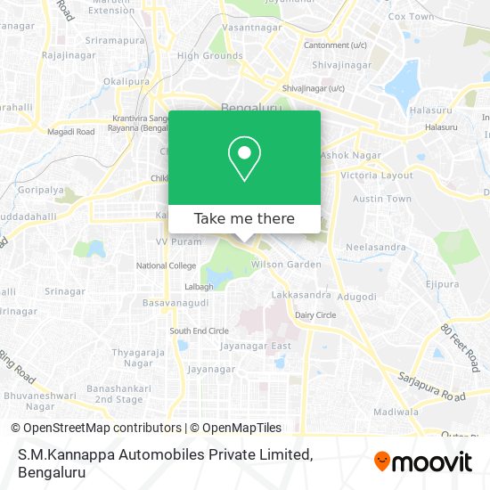 S.M.Kannappa Automobiles Private Limited map