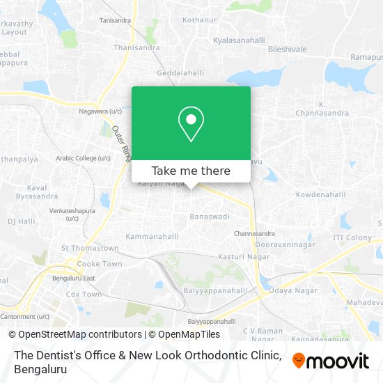 The Dentist's Office & New Look Orthodontic Clinic map