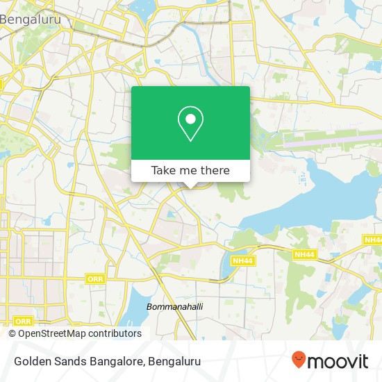 Golden Sands Bangalore map