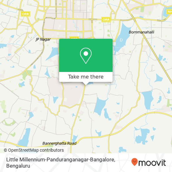 Little Millennium-Panduranganagar-Bangalore map