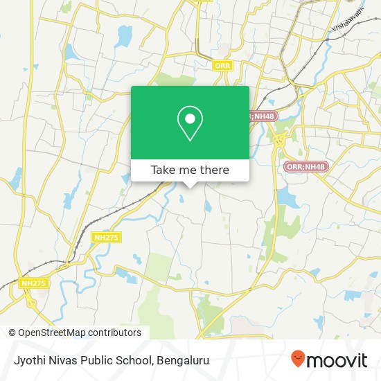 Jyothi Nivas Public School map