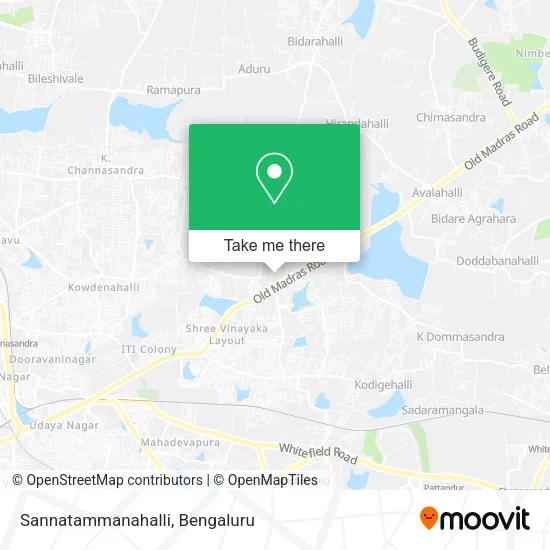 Sannatammanahalli map