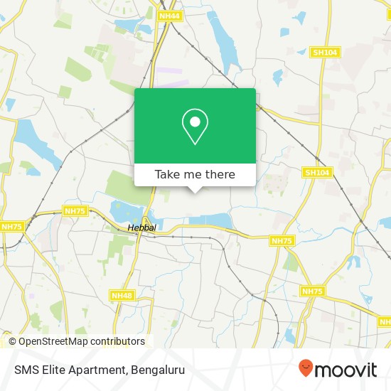 SMS Elite Apartment map