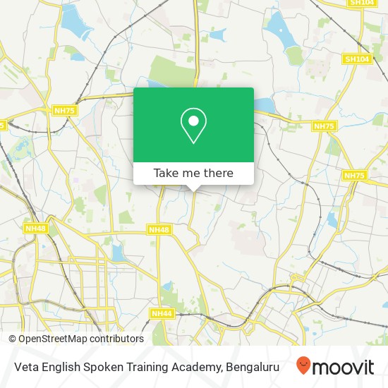 Veta English Spoken Training Academy map