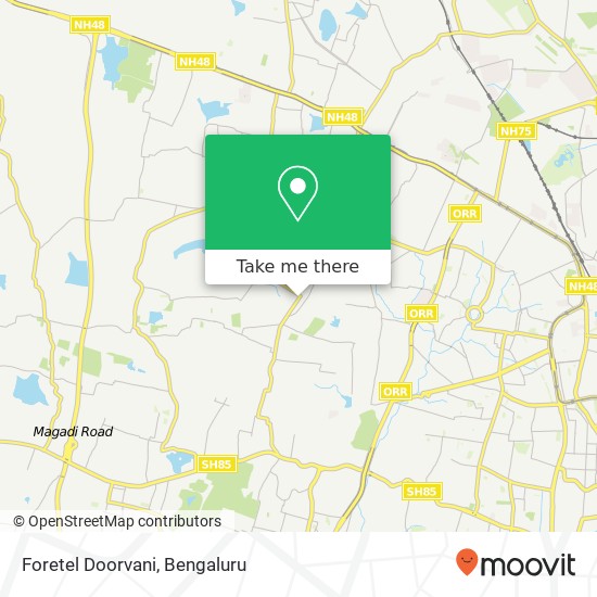 Foretel Doorvani map