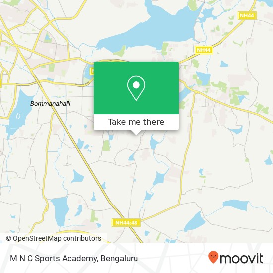 M N C Sports Academy map