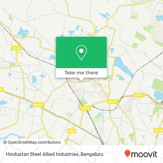 Hindustan Steel Allied Industries map