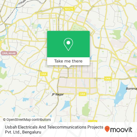 Usbah Electricals And Telecommunications Projects Pvt. Ltd. map
