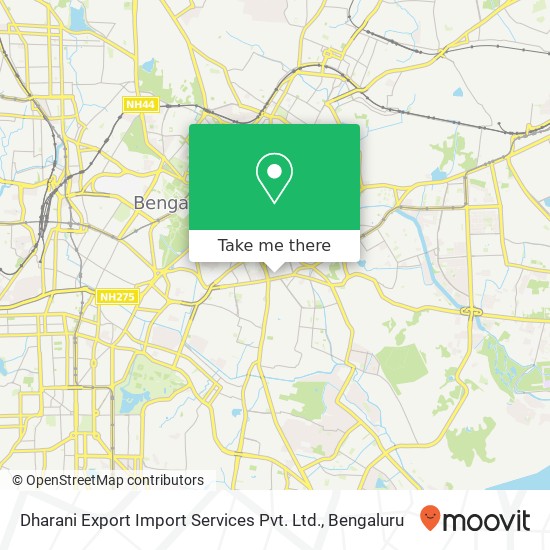 Dharani Export Import Services Pvt. Ltd. map