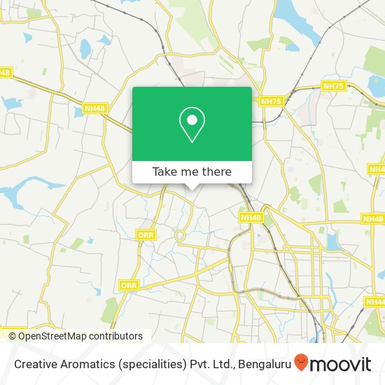 Creative Aromatics (specialities) Pvt. Ltd. map