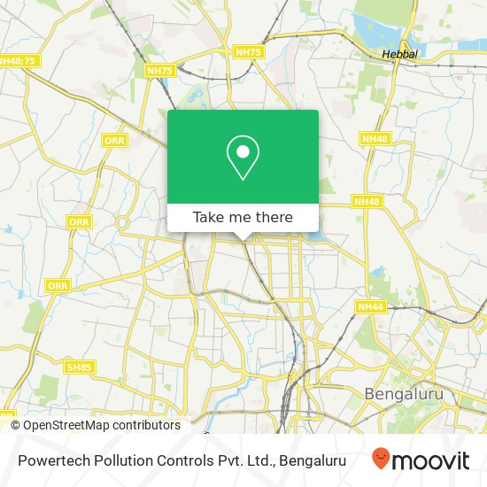 Powertech Pollution Controls Pvt. Ltd. map