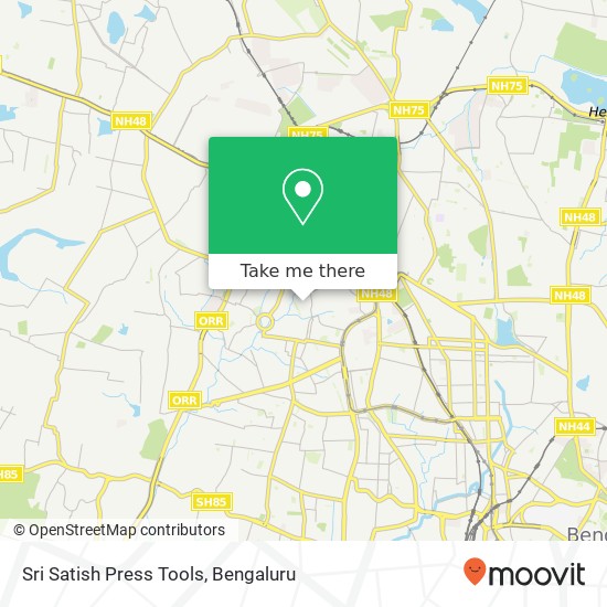 Sri Satish Press Tools map