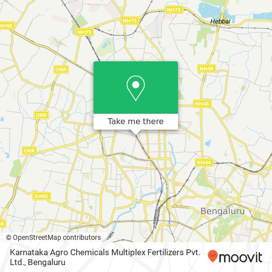 Karnataka Agro Chemicals Multiplex Fertilizers Pvt. Ltd. map