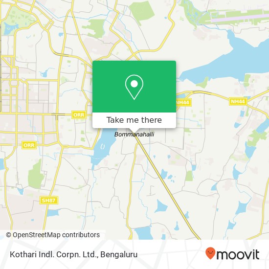 Kothari Indl. Corpn. Ltd. map