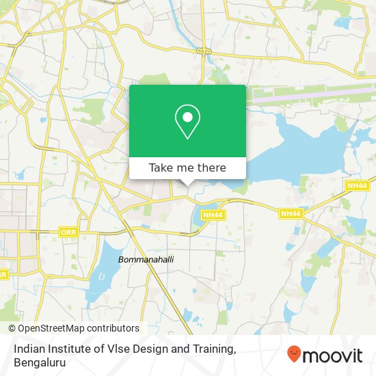 Indian Institute of Vlse Design and Training map