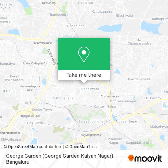 George Garden (George Garden-Kalyan Nagar) map