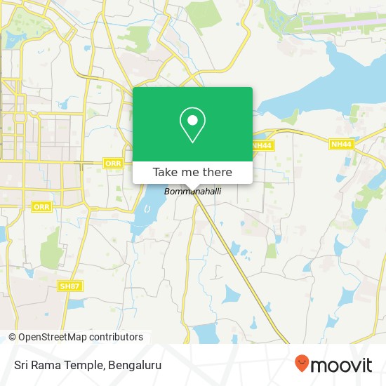 Sri Rama Temple map