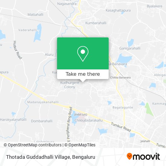 Thotada Guddadhalli Village map