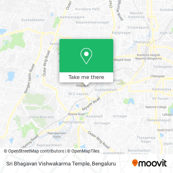 Sri Bhagavan Vishwakarma Temple map