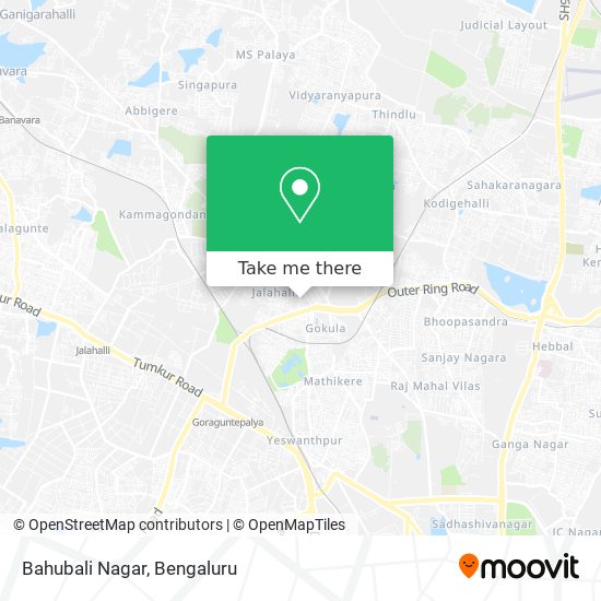 Bahubali Nagar map