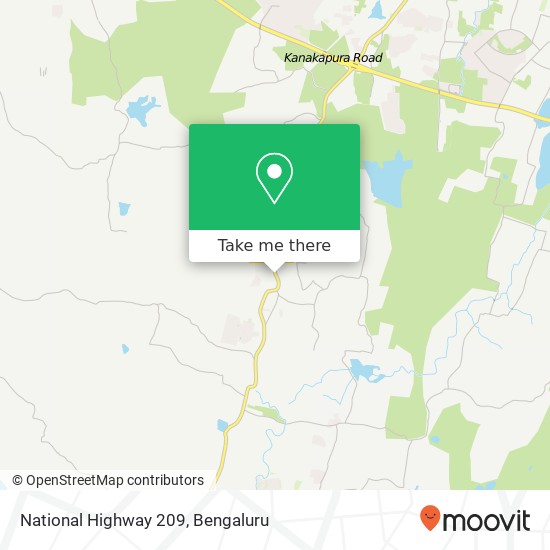 National Highway 209 map