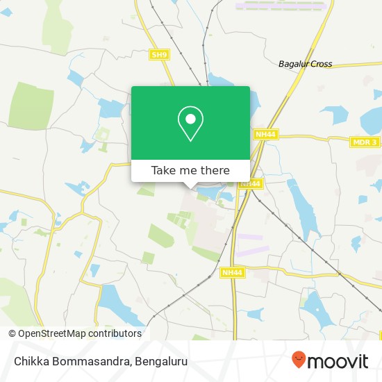 Chikka Bommasandra map