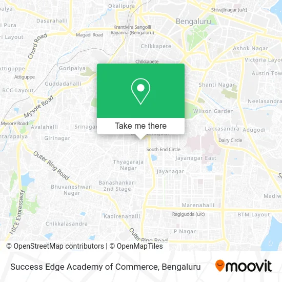 Success Edge Academy of Commerce map