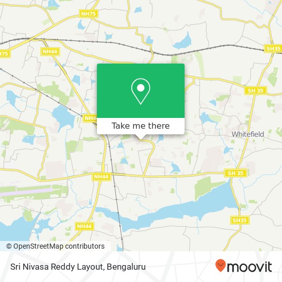 Sri Nivasa Reddy Layout map