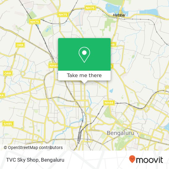 TVC Sky Shop map