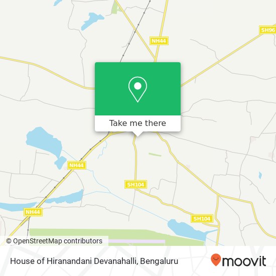House of Hiranandani Devanahalli map