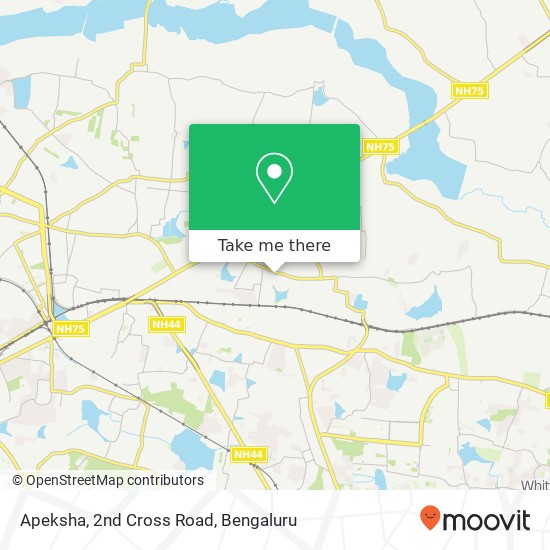 Apeksha, 2nd Cross Road map
