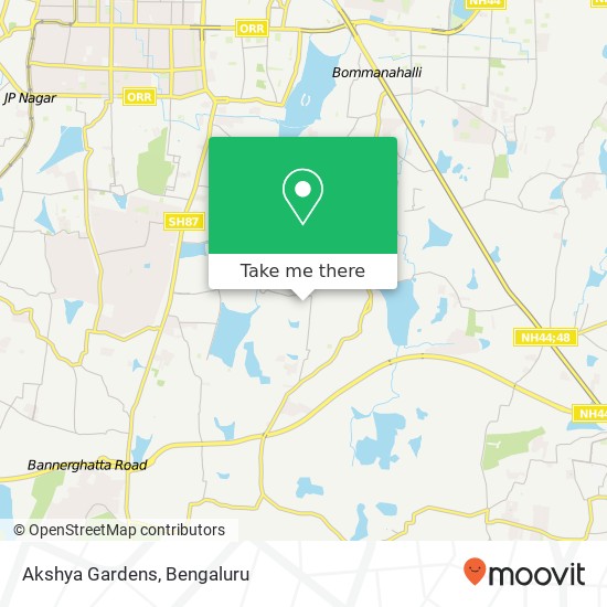 Akshya Gardens map