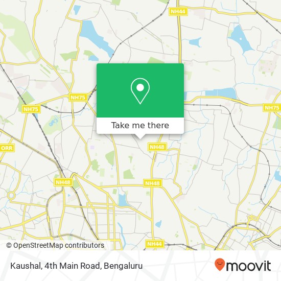 Kaushal, 4th Main Road map