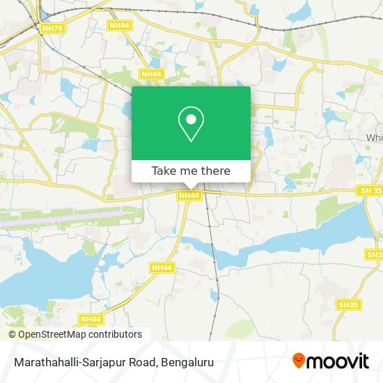 Marathahalli-Sarjapur Road map