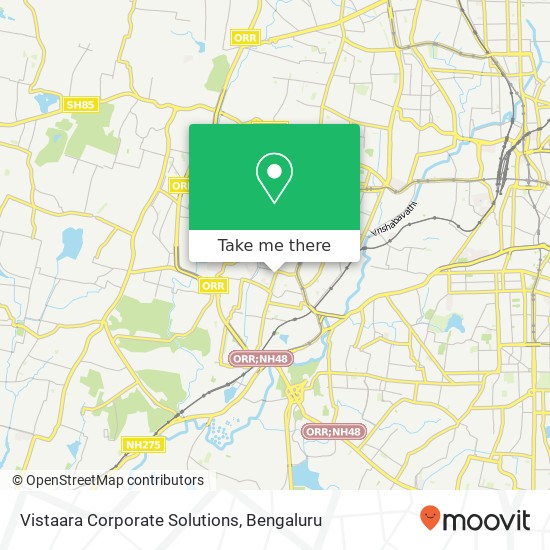 Vistaara Corporate Solutions map