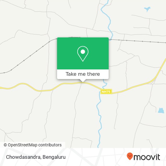 Chowdasandra map