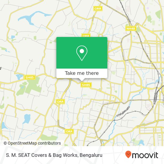 S. M. SEAT Covers & Bag Works map