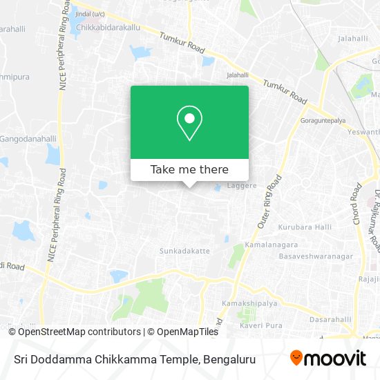 Sri Doddamma Chikkamma Temple map