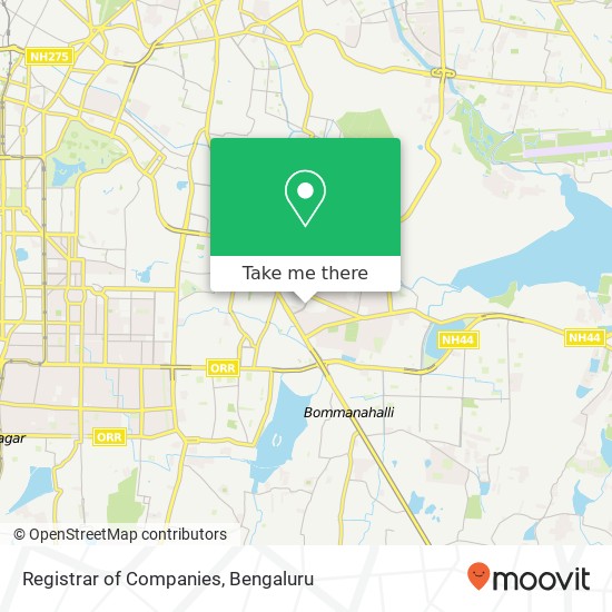 Registrar of Companies map