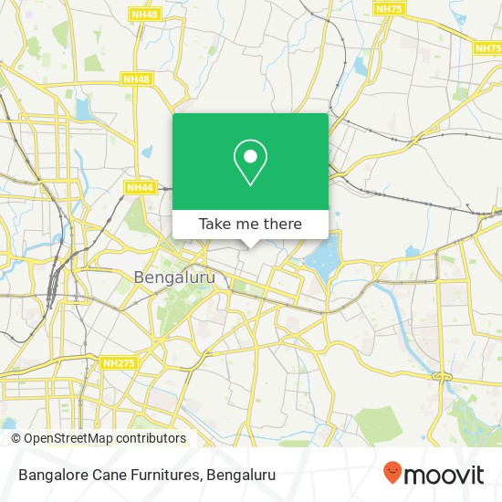 Bangalore Cane Furnitures map