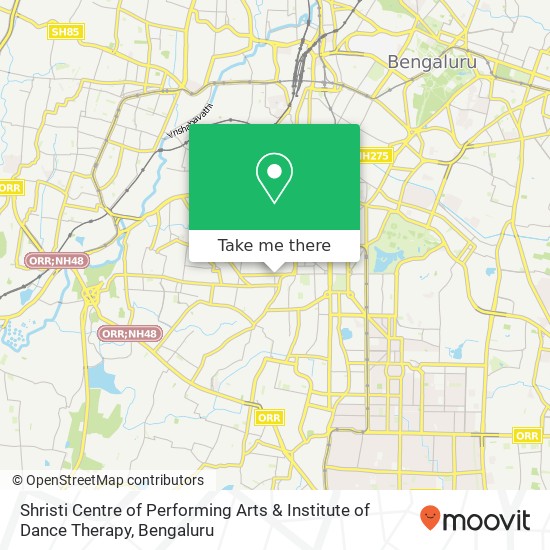 Shristi Centre of Performing Arts & Institute of Dance Therapy map